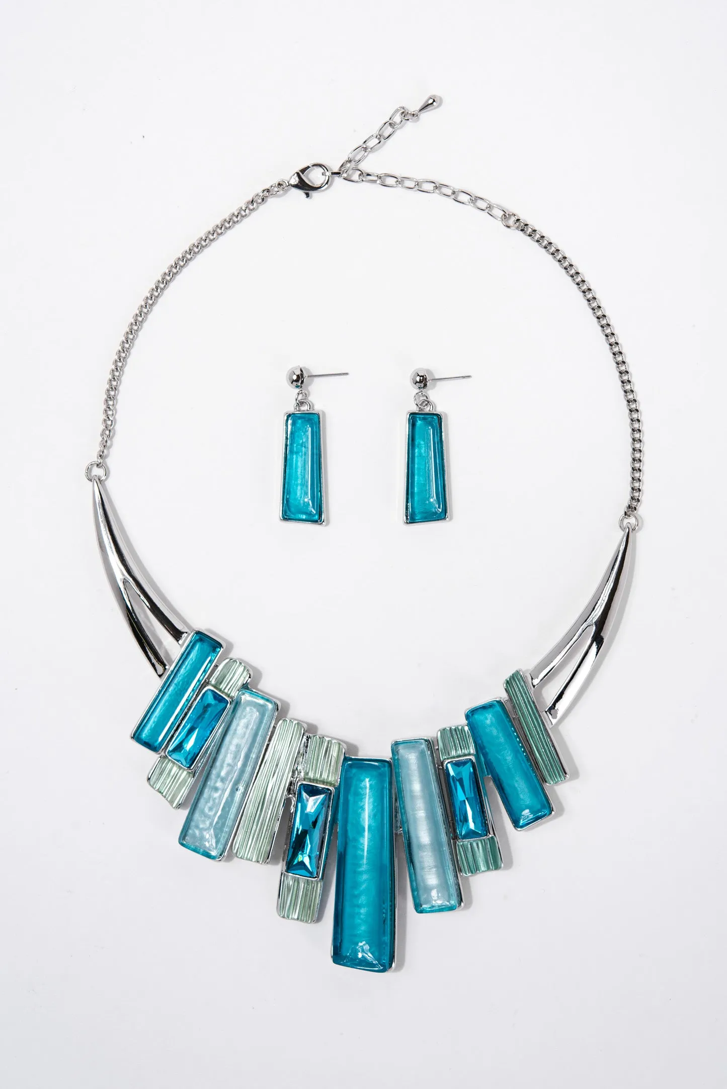 Darcy Statement Stone Necklace Set