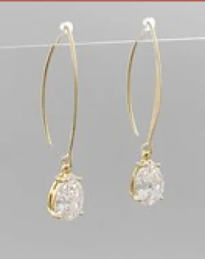 Drop Long Fishhook Earrings