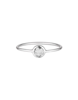 Georgini Eos Ring w/ White Topaz - Silver