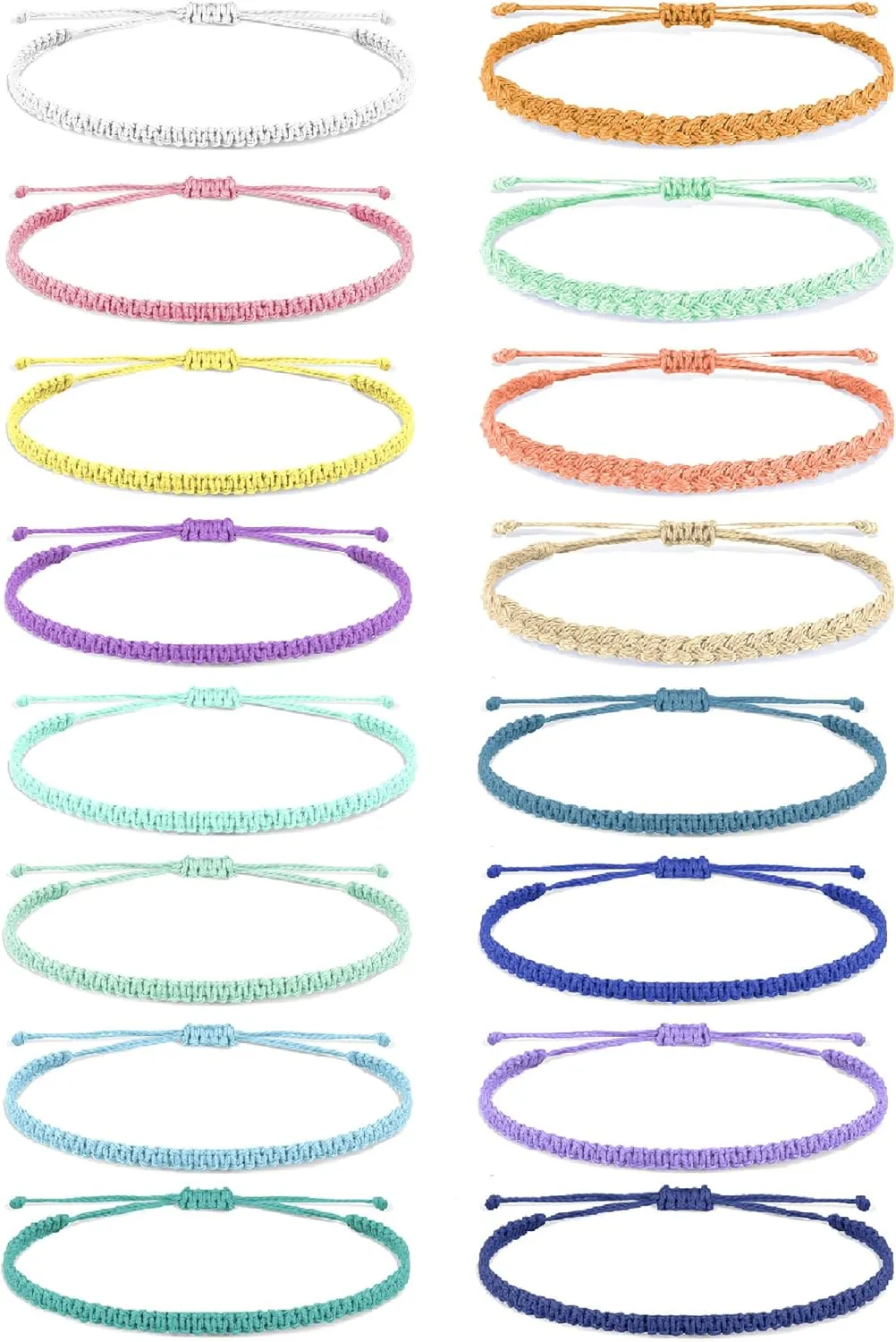 Harry and Henry Friendship Bracelets for Women Gifts Christmas Stockings Stuffers Waterproof Ankle Bracelets Adjustable String Bracelet Stacks Jewelry Friendship Gifts