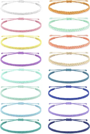 Harry and Henry Friendship Bracelets for Women Gifts Christmas Stockings Stuffers Waterproof Ankle Bracelets Adjustable String Bracelet Stacks Jewelry Friendship Gifts