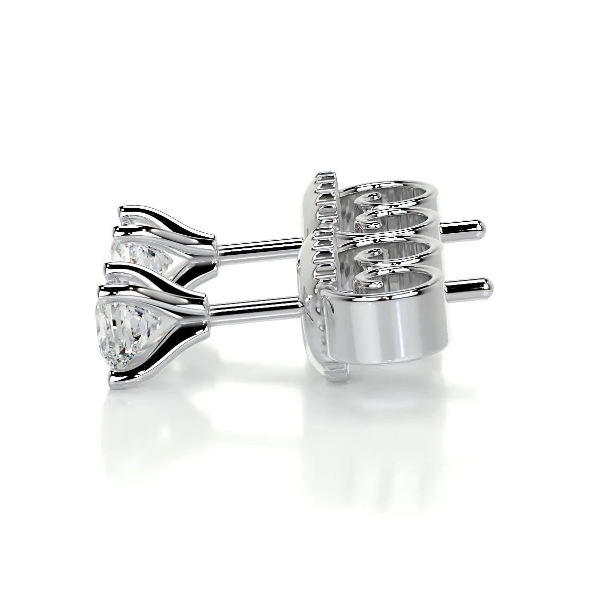 Jamie Diamond Earrings -18K White Gold