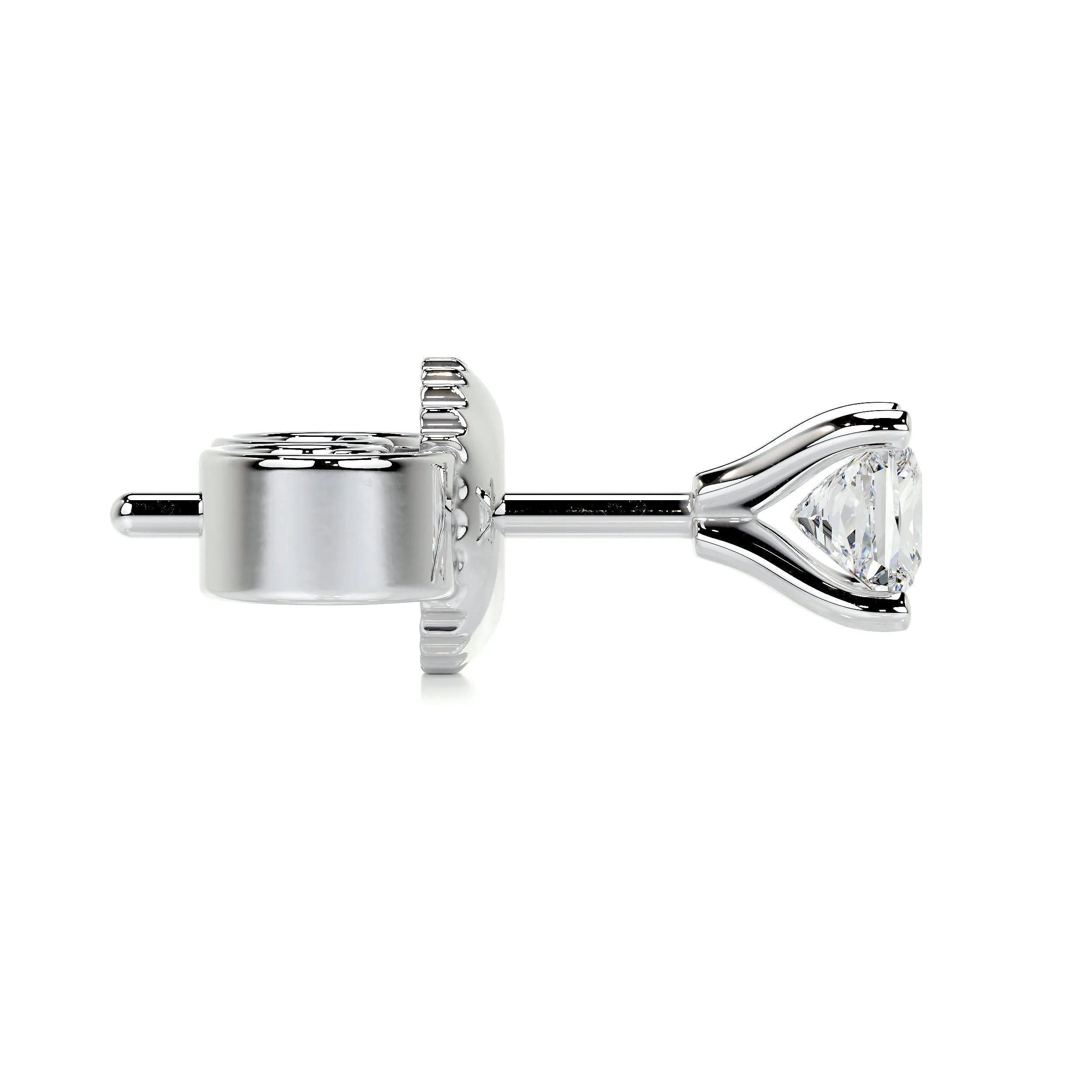 Jamie Diamond Earrings -18K White Gold