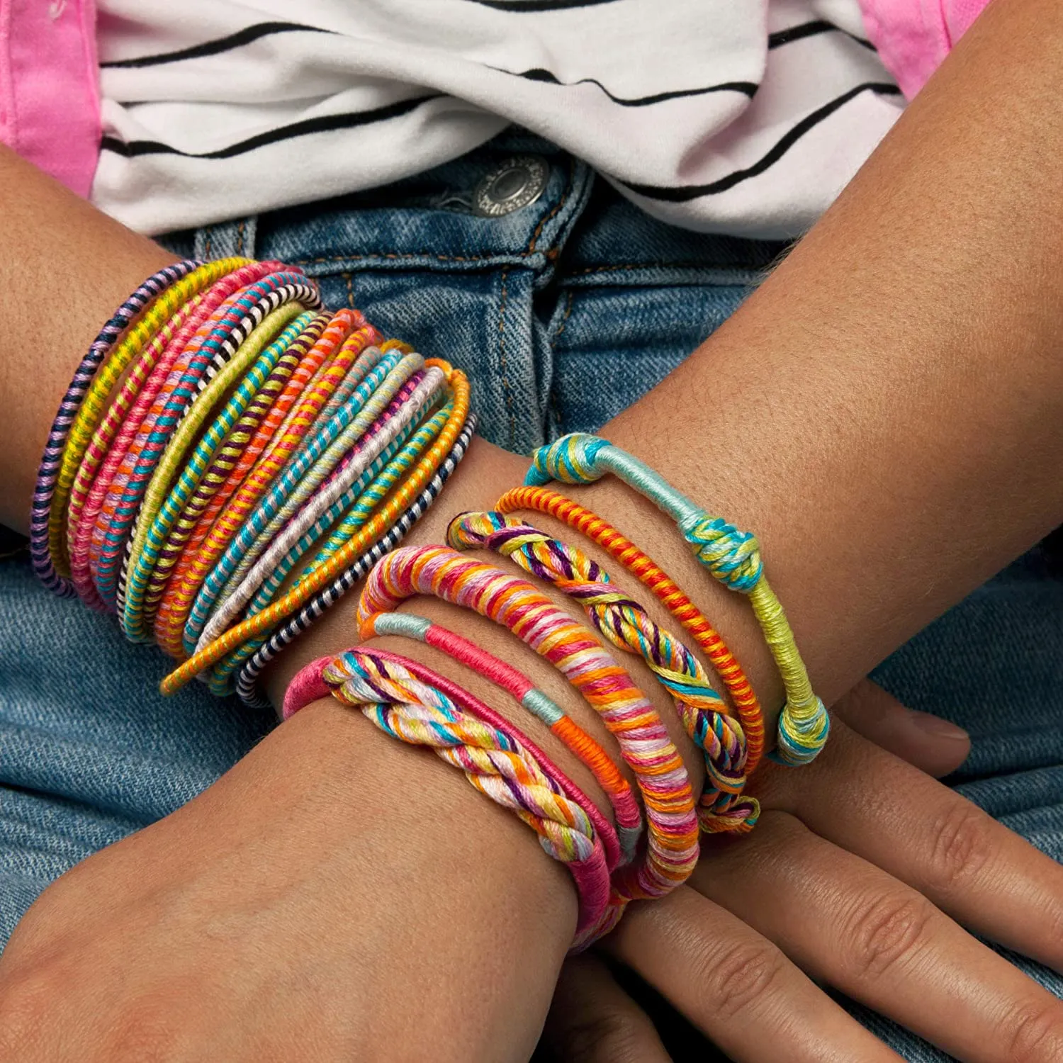Loopdedoo  DIY Friendship Bracelet Maker Kit  Make Bracelets in Minutes