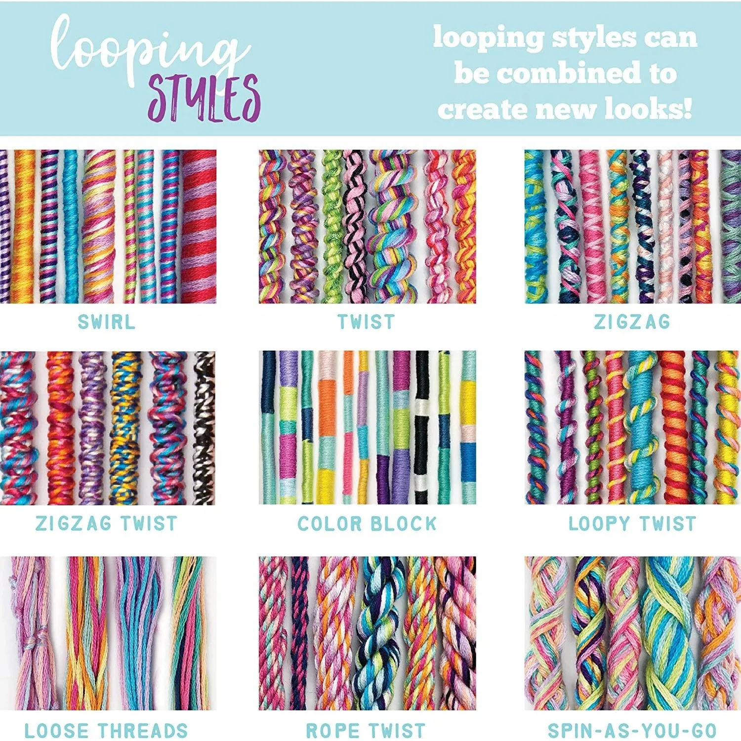 Loopdedoo  DIY Friendship Bracelet Maker Kit  Make Bracelets in Minutes