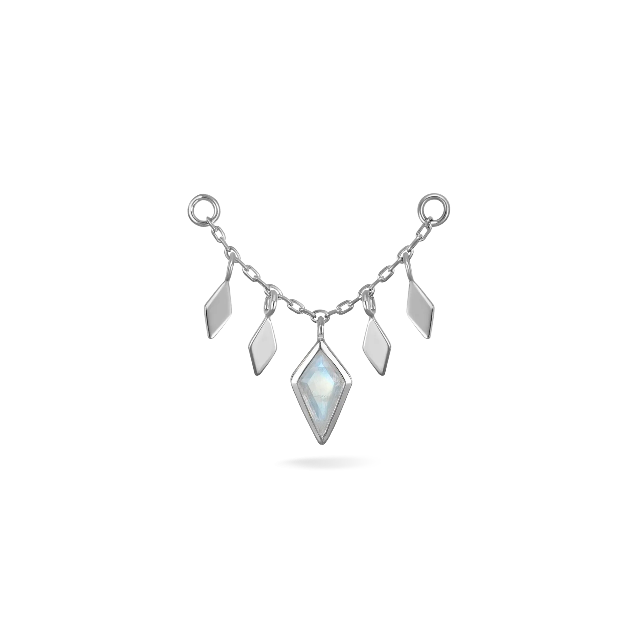 Patra Chain Attachment with Rainbow Moonstone