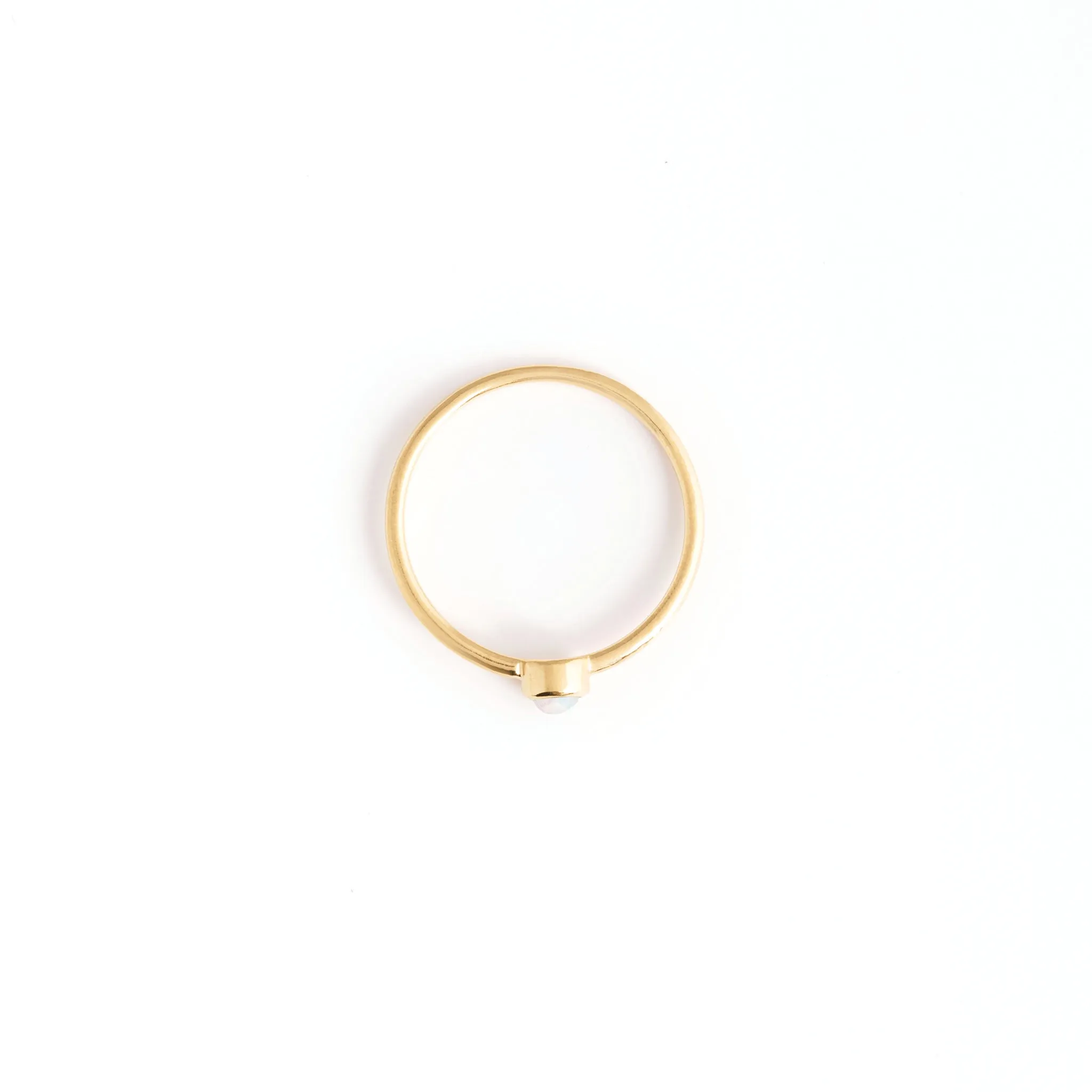 Rainbow Moonstone Mano Ring