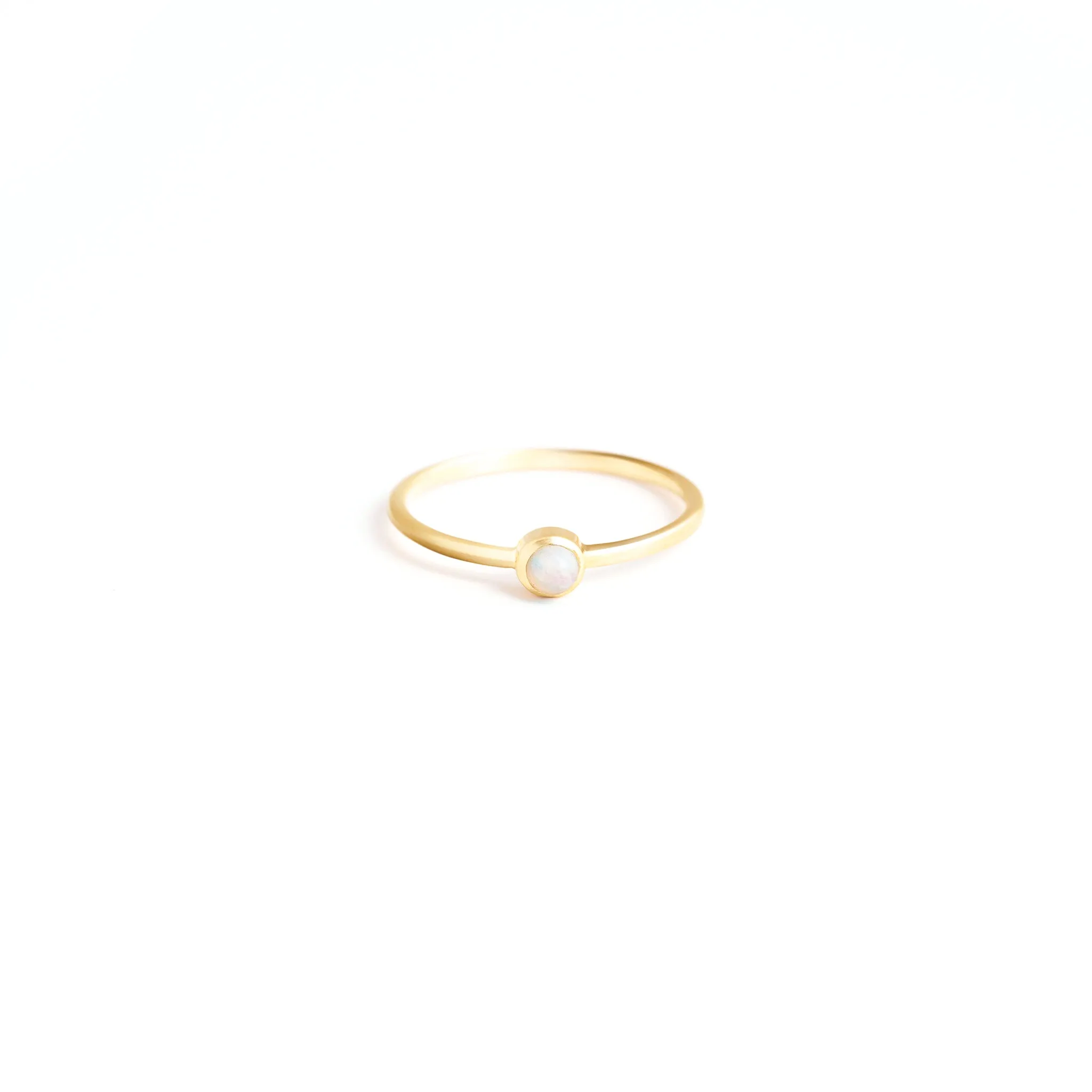 Rainbow Moonstone Mano Ring