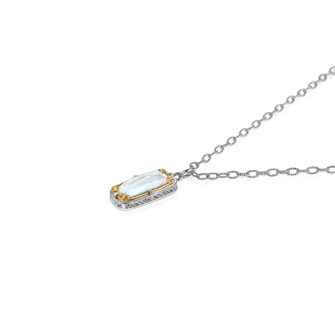 Rectangular Mother of Pearl Necklace