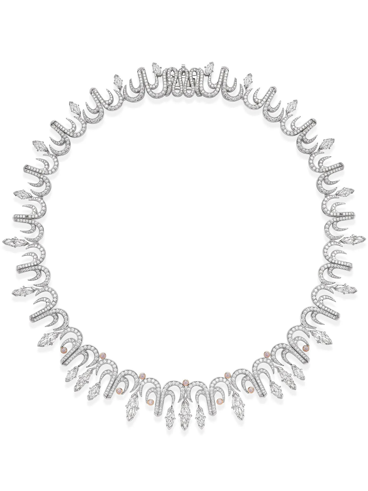 Secret Garden New Beginnings Marquise Diamond Necklace