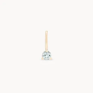 serendipity march birthstone charm - 10k yellow gold charm, aquamarine serendipity march birthstone charm - 10k yellow gold charm, aquamarine