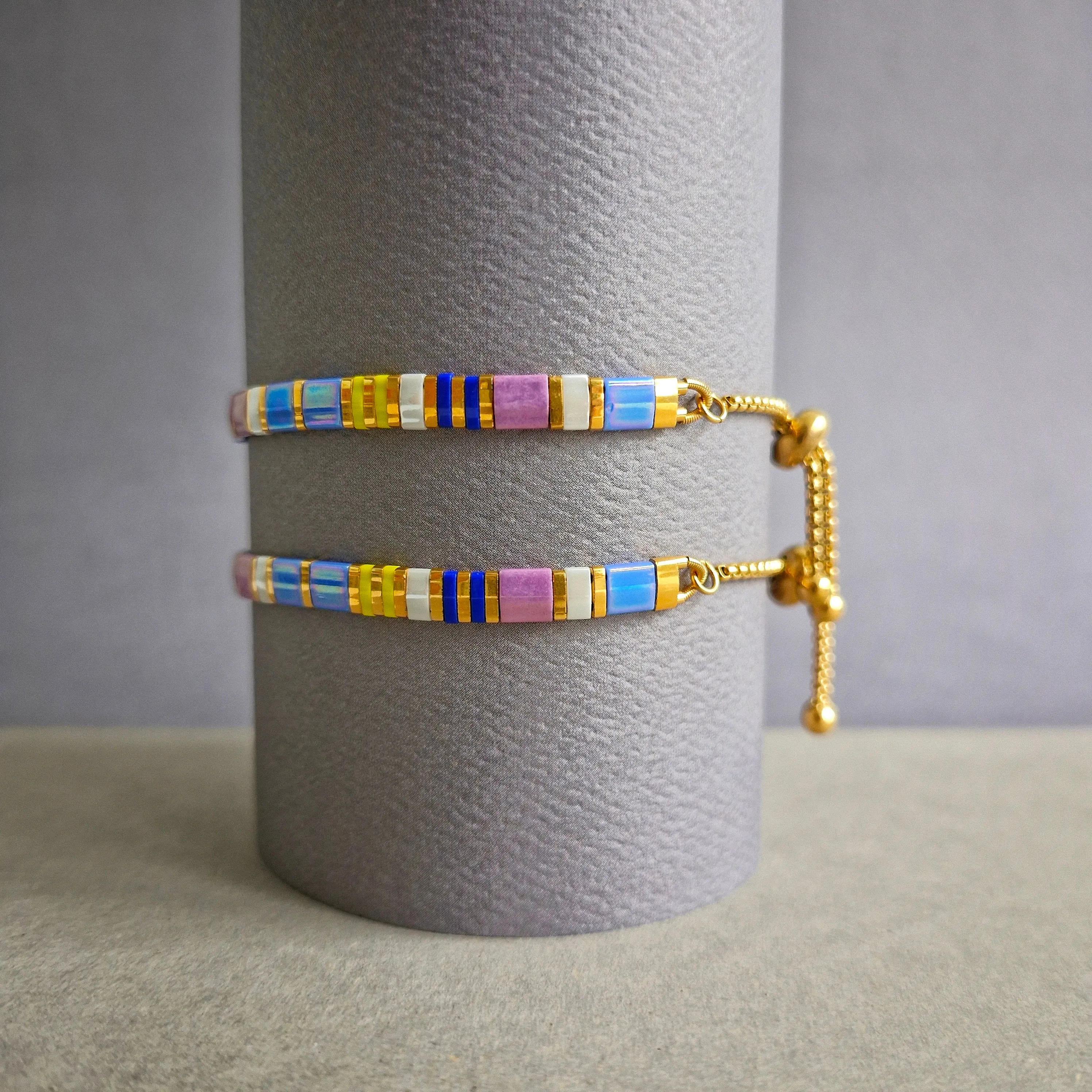 STAK Bracelet (The Floral Series) / Hydrangea (Lilac Bue)