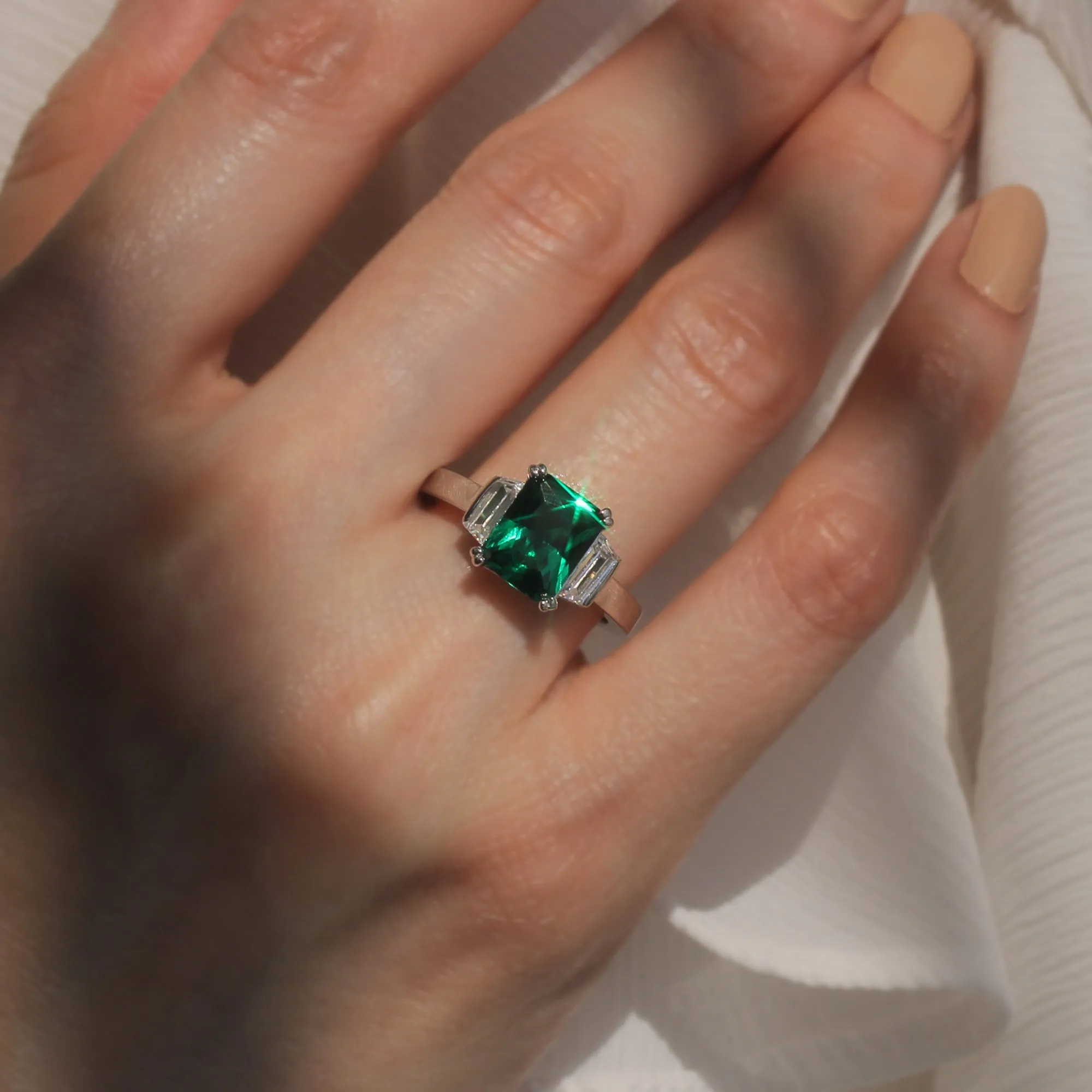 Stunning Emerald Accents