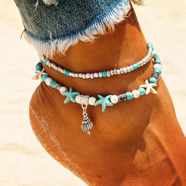 Stylemein - Shell Anklets | Seashell Anklets | Puka Shell Anklet