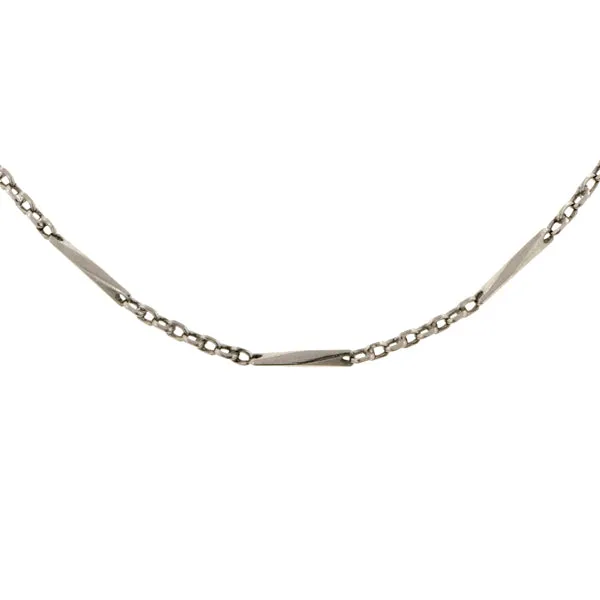 Vintage Fancy Link Chain Necklace