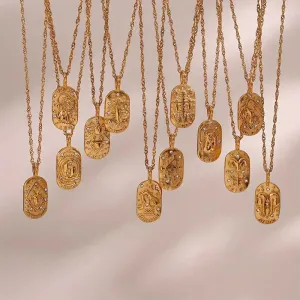 Zodiac Pendant Necklaces