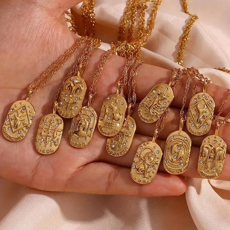 Zodiac Pendant Necklaces